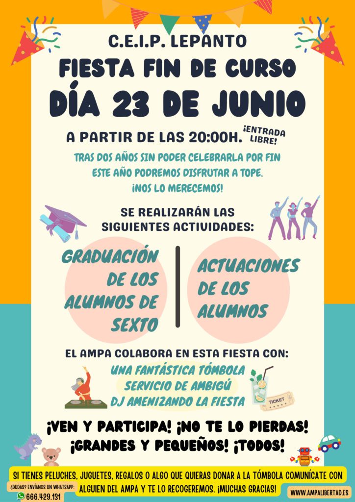 Fiesta de fin de curso