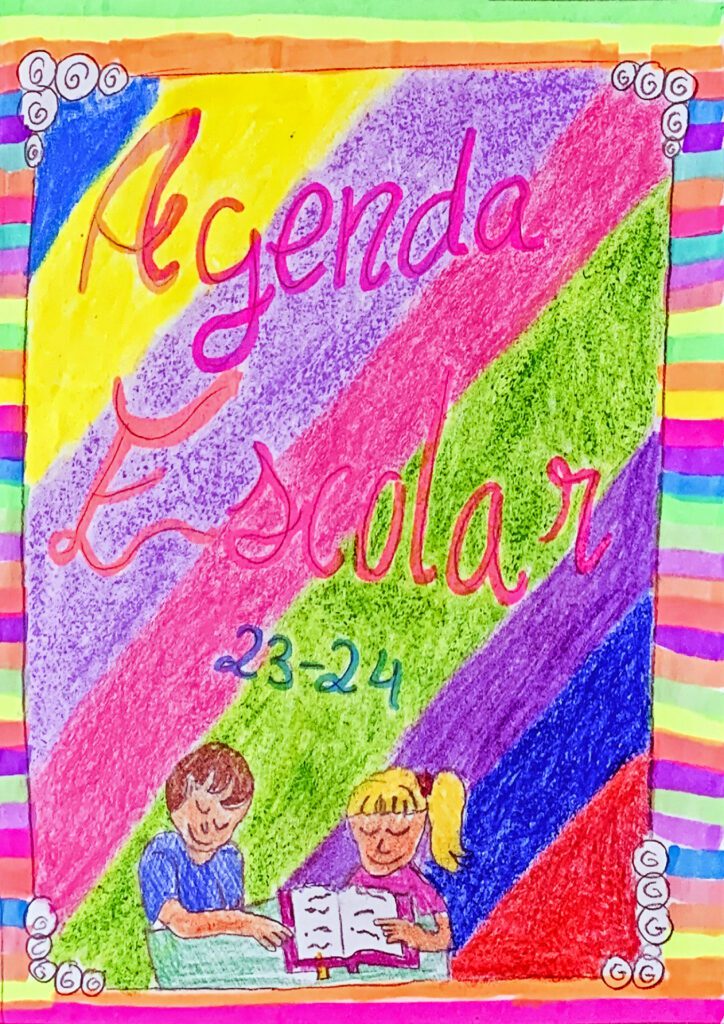 Ganadores de cada ciclo y galería de dibujos presentados a concurso para ilustrar la agenda del curso 2023-24