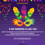 Pasacalles de Carnaval, 9 de febrero 12:00h.