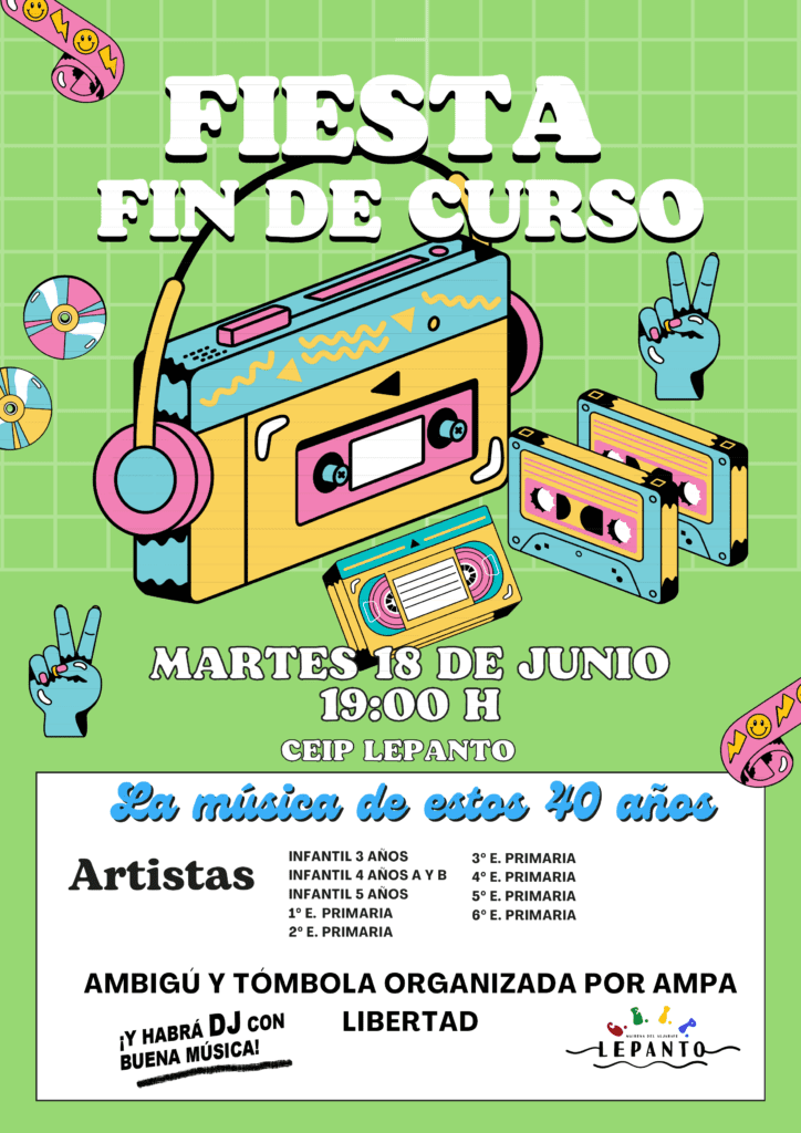 Fiesta de fin de curso 2023-24 CEIP Lepanto
