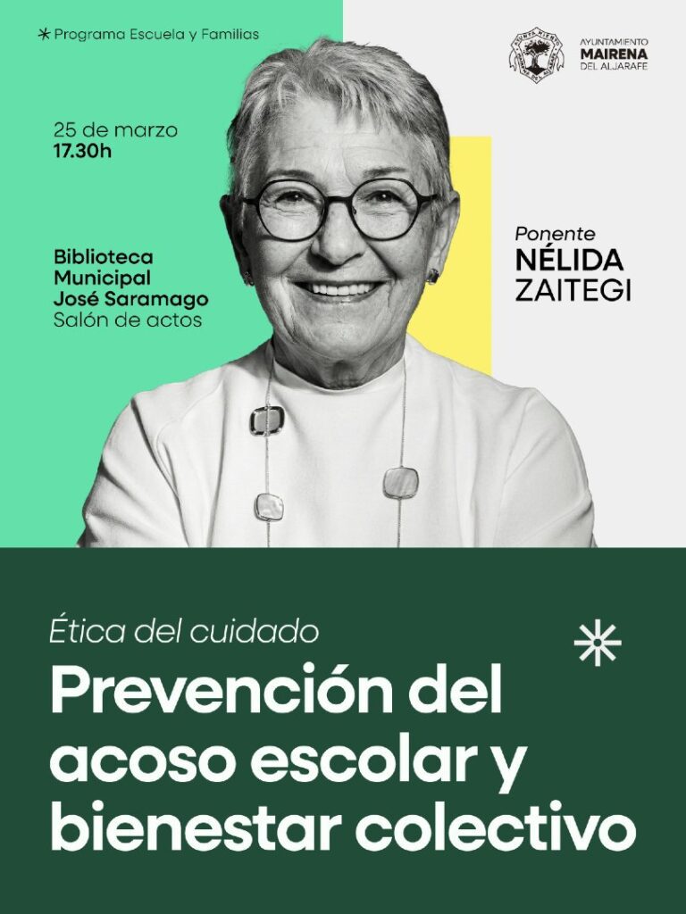 Conferencia abierta al público “Ética del cuidado: prevención del acoso escolar y bienestar colectivo”